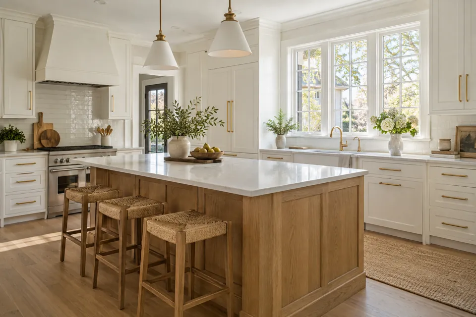 Kitchen remodeling design for a Shrewsbury, Massachusetts home